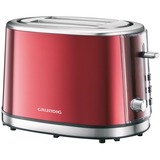 Grundig TA 6330 2 rebanada(s) 850 W Rojo, Tostadora rojo/Acero fino, 2 rebanada(s), Rojo, Acero inoxidable, 850 W, 220 - 240 V, 60/60 Hz