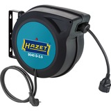 Hazet 9040D-2.5 enrollacables 230 V, Enrrollacables negro/Azul, Negro, Azul, 230 V, 20 m, IP20, 9,2 kg