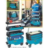 Hazet Assistent 166C Metal, Plástico, Carros de herramienta Metal, Plástico, Negro, Azul, 300 kg, 398 mm, 725 mm, 1102 mm
