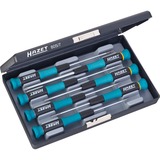 Hazet Elektronik-Schraubendreher-Satz 805/7, 7-teilig Juego Offset screwdriver, Destornillador negro/Azul, 7-teilig, 20,5 cm, 284 g, 205 mm, 125 mm, 20 mm, Negro / Azul