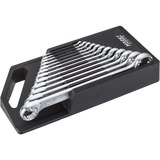 Hazet Juego de llaves de anillo doble 610N/12RS, 12 piezas, Llave de tuercas 