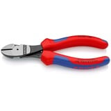 KNIPEX 74 02 160 alicate Alicates de corte diagonal Alicates de corte diagonal, Acero cromo vanadio, De plástico, Azul/Rojo, 16 cm, 209 g