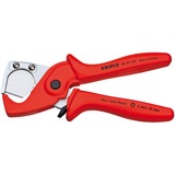KNIPEX 90 20 185 alicate Cortacables, Corta tubos rojo, Cortacables, 2,5 cm, Acero, De plástico, Rojo, 18,5 cm