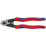 KNIPEX 9562190 alicate de corte, Alicates de corte azul, Azul/Rojo, Acero cromo vanadio, Negro, Azul, Rojo, 314 g
