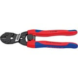 KNIPEX CoBolt Cortaalambres compacto de cabeza atramanteda, Alicates de corte Cortaalambres compacto de cabeza atramanteda, Acero cromo vanadio, De plástico, Azul/Rojo, 20 cm, 370 g