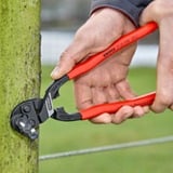 KNIPEX CoBolt XL Cortaalambres compacto de cabeza atramanteda, Alicates de corte rojo/Negro, Cortaalambres compacto de cabeza atramanteda, De plástico, Rojo, 25 cm, 465 g