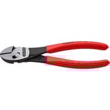 KNIPEX TwinForce Alicates de corte diagonal rojo, Alicates de corte diagonal, Acero cromo vanadio, De plástico, Rojo, 18 cm, 255 g