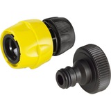 Kärcher 6.997-358.0 accesorio para manguera Conector de manguera Plástico Negro, Amarillo 1 pieza(s), Pieza de manguera negro/Amarillo, Conector de manguera, 1", Hembra, Plástico, Negro, Amarillo