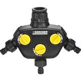 Kärcher 2.645-200.0 pieza y accesorio para sistema de riego Acoplamiento de tuberías, Piezas de la válvula negro/Amarillo, Acoplamiento de tuberías, Sistema de aspersión, Plástico, Negro, Amarillo, Macho/Hembra, 76,2 / 4 mm (3 / 4")