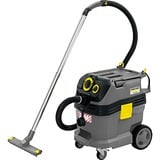Kärcher NT 30/1 Tact Te H, Aspiradora en húmedo y en seco Seca y húmeda, Negro, Gris, Amarillo, Vellón, Giratorio, 30 L, 74 L/s