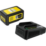 Kärcher Power 18/50 Aspiradora cilíndrica Juego de cargador y baterías, Conjunto negro/Amarillo, Aspiradora cilíndrica, Juego de cargador y baterías, Negro, Amarillo, 5000 mAh, 18 V, Kärcher