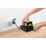 Kärcher Power 18/50 Aspiradora cilíndrica Juego de cargador y baterías, Conjunto negro/Amarillo, Aspiradora cilíndrica, Juego de cargador y baterías, Negro, Amarillo, 5000 mAh, 18 V, Kärcher