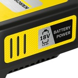 Kärcher Power 18/50 Aspiradora cilíndrica Juego de cargador y baterías, Conjunto negro/Amarillo, Aspiradora cilíndrica, Juego de cargador y baterías, Negro, Amarillo, 5000 mAh, 18 V, Kärcher