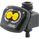 Kärcher WT 4.000 Negro, Amarillo Temporizador de riego mecánico, Control del riego negro/Amarillo, Temporizador de riego mecánico, 120 min, Negro, Amarillo, 1 pieza(s)
