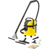 Kärcher SE 4002 máquina de limpieza de alfombras Correpasillos Seca y húmeda Amarillo, Aspiradora amarillo/Negro, Correpasillos, Seca y húmeda, 70 L/s, 210 mbar, 4 L, 4 L