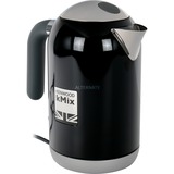 Kenwood ZJX650BK tetera eléctrica 1 L 2200 W Negro, Hervidor de agua negro/Acero fino, 1 L, 2200 W, Negro, Metal, Indicador de nivel de agua, Sin cables