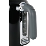 Kenwood ZJX650BK tetera eléctrica 1 L 2200 W Negro, Hervidor de agua negro/Acero fino, 1 L, 2200 W, Negro, Metal, Indicador de nivel de agua, Sin cables
