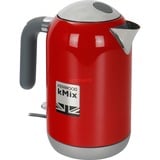 Kenwood kMix tetera eléctrica 1 L 2200 W Rojo, Hervidor de agua rojo/Acero fino, 1 L, 2200 W, Rojo, Metal, Indicador de nivel de agua, Protección contra sobrecalentamiento