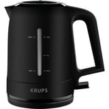 Krups BW2448 tetera eléctrica 1,6 L Negro, Hervidor de agua negro, 1,6 L, Negro, Plástico, Indicador de nivel de agua, Filtrado