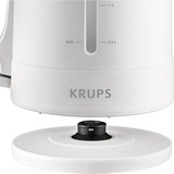 Krups BW 2441 tetera eléctrica 1,6 L 2200 W Blanco, Hervidor de agua blanco, 1,6 L, 2200 W, Blanco, Acero inoxidable, Indicador de nivel de agua, Filtrado