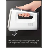 Krups GN 9001 Batidora de mano 500 W Gris, Blanco blanco/Acero fino, Batidora de mano, Gris, Blanco, Acero inoxidable, 500 W