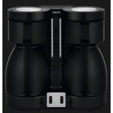 Krups KT8501 Semi-automática Cafetera de filtro negro, Cafetera de filtro, De café molido, 1700 W, Negro