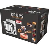 Krups Master Perfect Gourmet KA631D robot de cocina 1100 W 4,6 L Acero inoxidable acero fino cepillado, 4,6 L, Acero inoxidable, Botones, Giratorio, Batir, Moler, Amasar, Mezcla, 1,8 kg, 0,8 kg