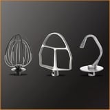 Krups Master Perfect Gourmet KA631D robot de cocina 1100 W 4,6 L Acero inoxidable acero fino cepillado, 4,6 L, Acero inoxidable, Botones, Giratorio, Batir, Moler, Amasar, Mezcla, 1,8 kg, 0,8 kg