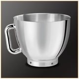 Krups Master Perfect Gourmet KA631D robot de cocina 1100 W 4,6 L Acero inoxidable acero fino cepillado, 4,6 L, Acero inoxidable, Botones, Giratorio, Batir, Moler, Amasar, Mezcla, 1,8 kg, 0,8 kg