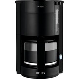 Krups ProAroma Cafetera de filtro 1,25 L negro, Cafetera de filtro, 1,25 L, 1100 W, Negro