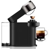 Krups Vertuo Next XN910C10 cafetera eléctrica Macchina per caffè a capsule 1,1 L, Cafetera de cápsulas negro/Cromado, Macchina per caffè a capsule, 1,1 L, Cápsula de café, 1500 W, Negro, Gris