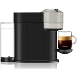 Krups Vertuo Next & Aeroccino XN911B Semi-automática Macchina per caffè a capsule 1,1 L, Cafetera de cápsulas gris claro/Negro, Macchina per caffè a capsule, 1,1 L, Cápsula de café, 1500 W, Gris