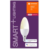 LEDVANCE SMART+ Candle Dimmable Bombilla inteligente 6 W Blanco ZigBee, Lámpara LED Bombilla inteligente, Blanco, ZigBee, LED, E14, Blanco cálido