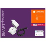LEDVANCE SMART+ Outdoor Plug enchufe inteligente Blanco, Toma de corriente con interruptor blanco, Inalámbrico y alámbrico, Exterior, Blanco