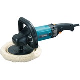 Makita 9237CB lijadora portátil 3200 RPM Negro, Azul, Metálico 1200 W, Pulidor azul/Negro, Negro, Azul, Metálico, 3200 RPM, Corriente alterna, 1200 W, 230 V, 198 mm