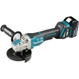 Makita Amoladora angular inalámbrica X-LOCK DGA519RTJ, 18 voltios azul/Negro