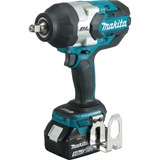 Makita Atornillador de impacto a batería DTW1002RTJ, 18 Voltios, Tornillo de percusión azul/Negro