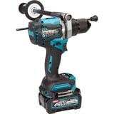 Makita Atornillador percutor a batería HP001GD201 XGT, 40Volt, Martillo atornillador azul/Negro