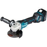 Makita DGA517RTJ amoladora angular 12,5 cm 8500 RPM 3,1 kg azul/Negro, 8500 RPM, 12,5 cm, Batería, 5 Ah, 3,1 kg