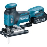 Makita DJV181RT1J sierra caladora inalámbrica 18 V Ión de litio 2,5 kg, Sierra de calar azul/Negro, 18 V, Ión de litio, 5 Ah, 2,5 kg, 298 mm, 77 mm