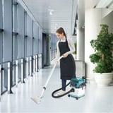 Makita DVC150LZ aspiradora de cenizas 15 L Azul, Blanco, Aspiradora en húmedo y en seco 15 L, Azul, Blanco, 3,5 m, 5 m, 3,8 cm, Seca y húmeda