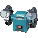 Makita GB602 amoladora de banco 3450 RPM, Esmeriladora doble azul/Negro, 250 W