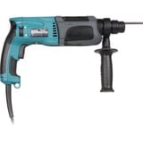 Makita HR2470 rotary hammers 780 W, Martillo perforador azul/Negro, 2,4 cm, 2,4 J, 4500 ppm, 1,3 cm, 3,2 cm, Corriente alterna