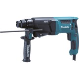 Makita HR2601J rotary hammers 800 W 1200 RPM SDS Plus, Martillo perforador azul/Negro, SDS Plus, Negro, Azul, 2,6 cm, 1200 RPM, 2,4 J, 4600 ppm