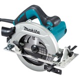 Makita HS7611 sierra circular portátil 19 cm 5500 RPM 1600 W azul/Negro, Aluminio, 19 cm, 5500 RPM, 65, 190, 18,5 cm, 19 cm