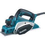 Makita KP0800J 620W 17000RPM Azul, Plata cepilladora eléctrica, Cepillo eléctrico azul/Negro, 158 mm, 285 mm, 158 mm, 2,6 kg