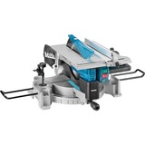 Makita LH1201FL sierra ingletadora 3800 RPM 1650 W, Sierras de corte a inglete y a bisel azul, II, 3800 RPM, 45°, 45°, 45°, 106 dB