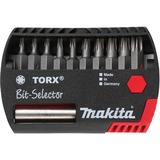 Makita P-53768 punta de destornillador 11 pieza(s), Conjuntos de bits 11 pieza(s), Torx, 1.5/ 2.0/ 2.5/ 3.0/ 4.0/ 5.0/ 6.0/ 8.0x25 mm, 2,5 cm
