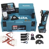 Makita TM30DSMJX5 multiherramienta oscilante Negro, Azul 20000 OPM, Herramienta multifunción azul/Negro, Corte, Lijado, Serrado, Negro, Azul, 20000 OPM, 6000 OPM, 3,2°, Batería