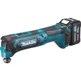 Makita TM30DSMJX5 multiherramienta oscilante Negro, Azul 20000 OPM, Herramienta multifunción azul/Negro, Corte, Lijado, Serrado, Negro, Azul, 20000 OPM, 6000 OPM, 3,2°, Batería